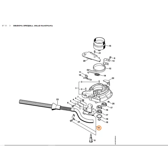 STIHL   Mocowanie 4311 710 4500